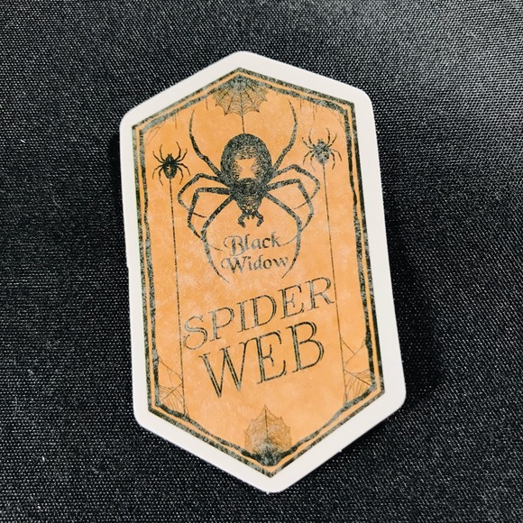 Black Widow Web Witchy Sorceress Supreme Potion B0ttle Label Sticker - Picture 3 of 7